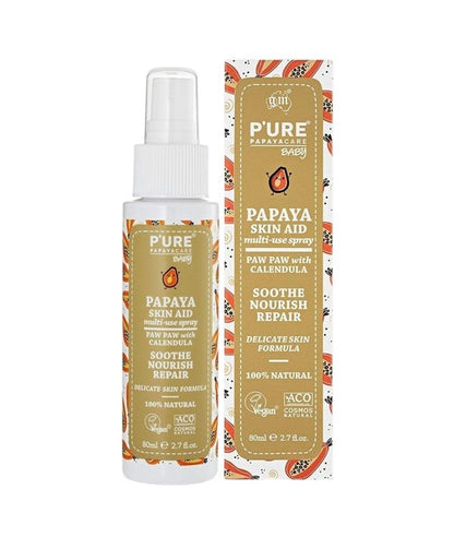 Pure Papayacare Baby Papaya Skin Aid Multi Use Spray