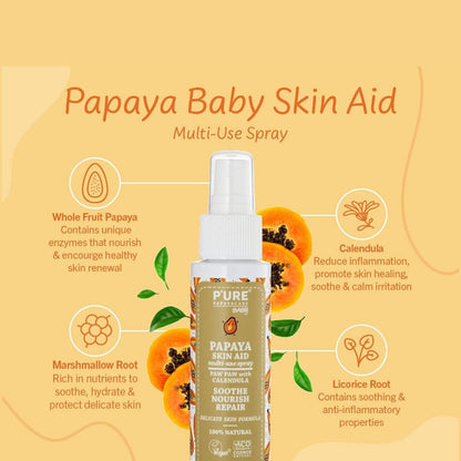 Pure Papayacare Baby Papaya Skin Aid Multi Use Spray