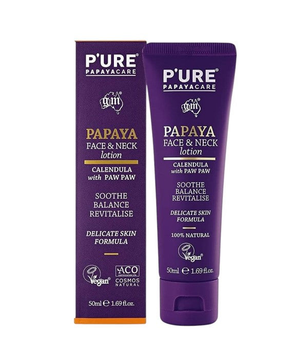 Pure Papayacare Papaya Face And Neck Lotion