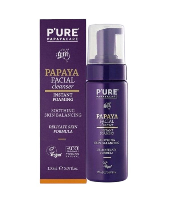 Pure Papayacare Papaya Facial Instant Foaming Cleanser