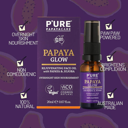 Pure Papayacare Papaya Glow Rejuvenating Face Oil