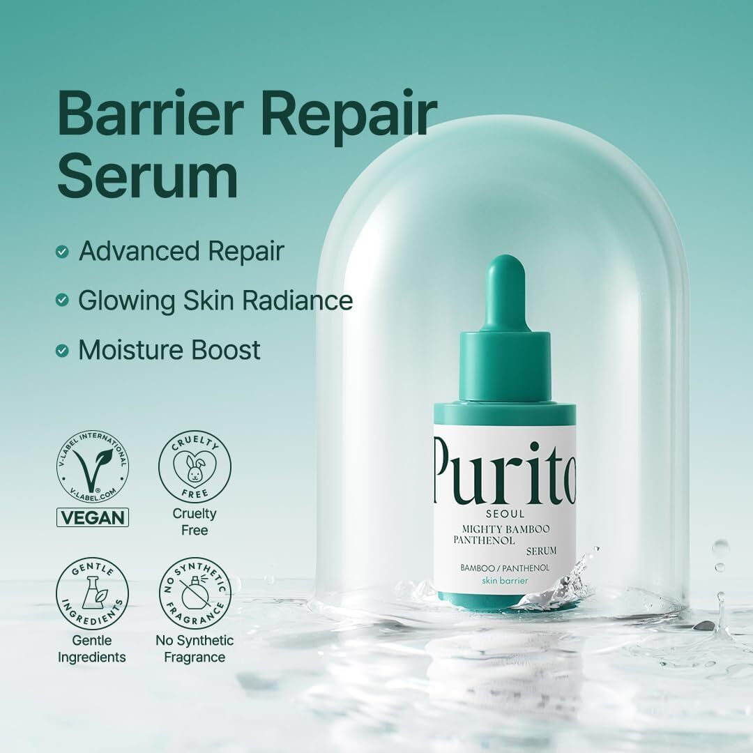 Purito Mighty Bamboo Panthenol Moisturizing Facial Serum