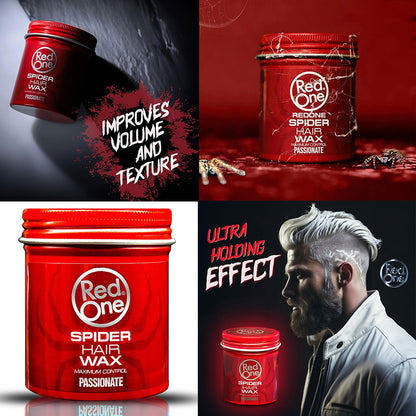 Red One  Passionate Spider Hair Wax