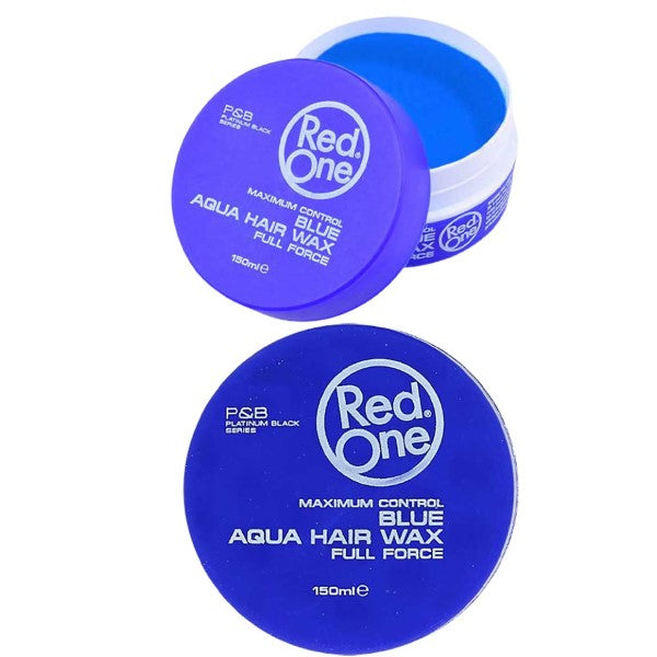 Red One Blue Aqua Hair Gel Wax Full Force
