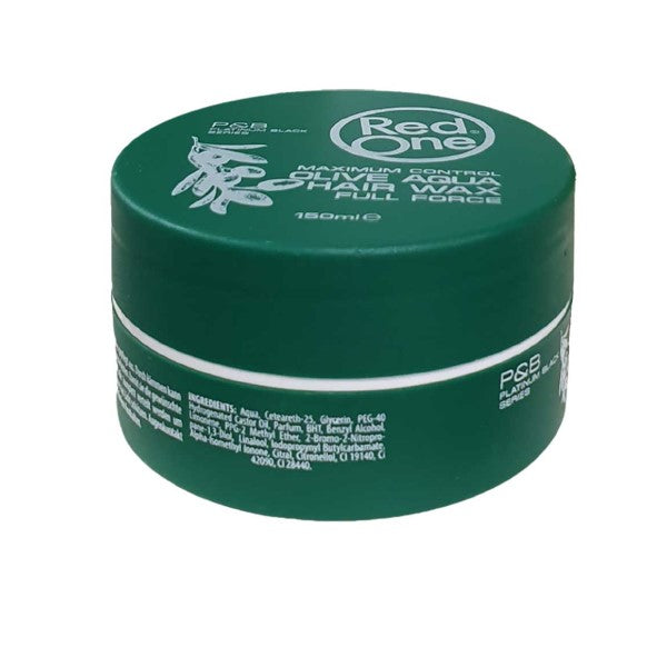 Red One Maximum Control Olive Aqua Hair Wax Full Force
