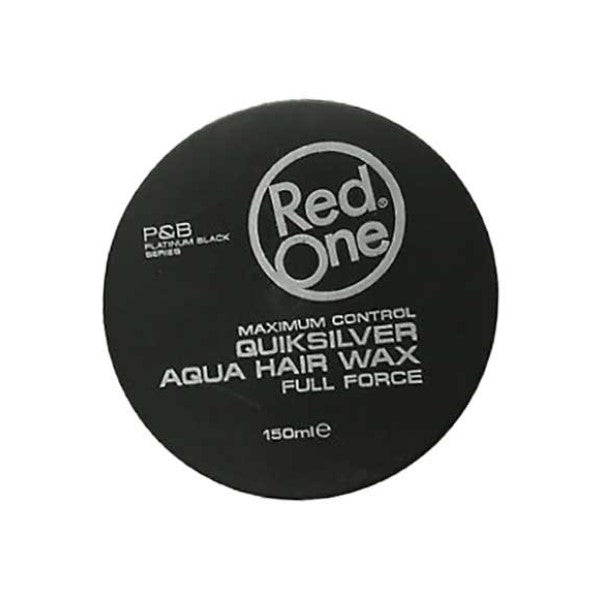 Red One Quik Silver Aqua Hair Gel Wax Full Force