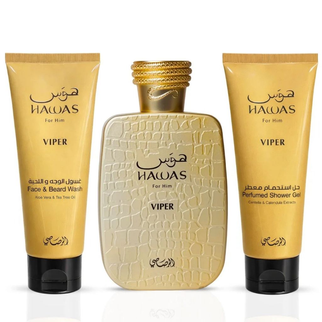 Rasasi Hawas Viper Eau De Parfum Gift Set For Him