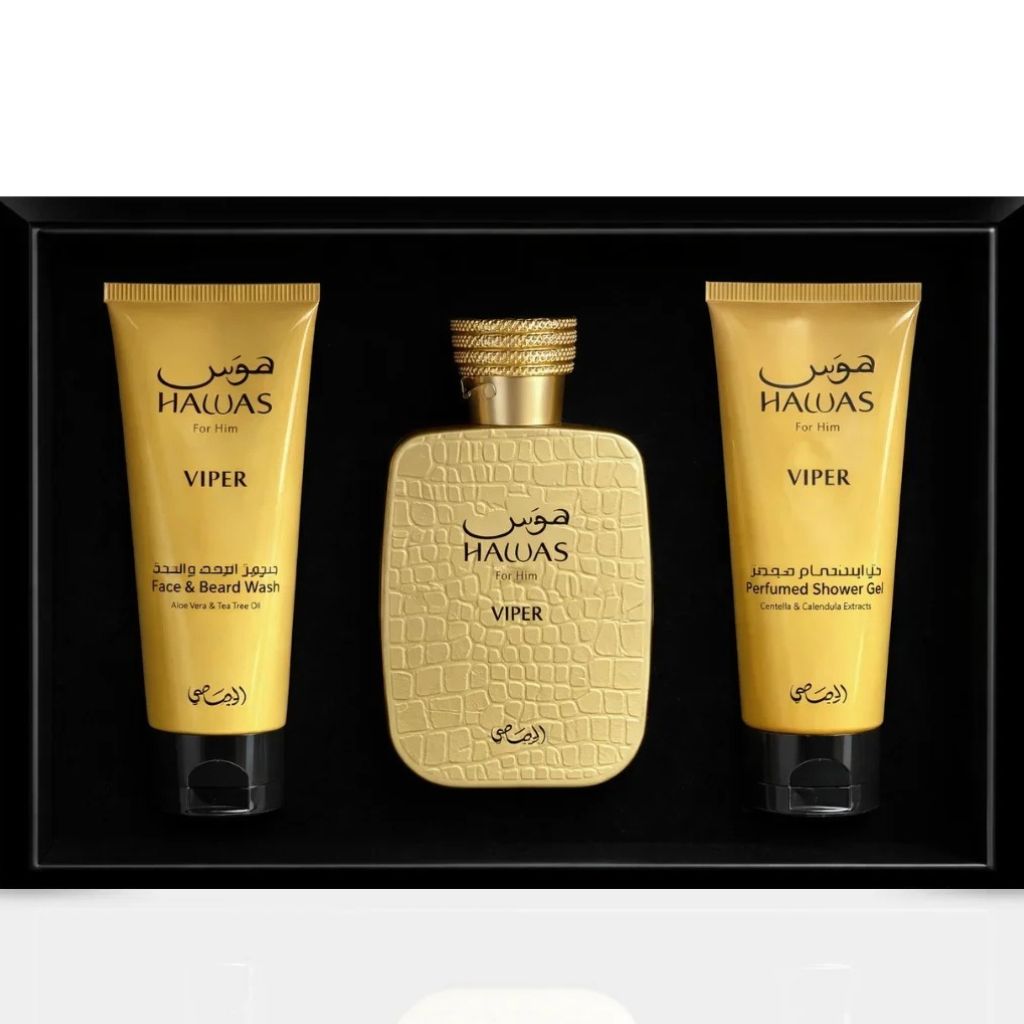 Rasasi Hawas Viper Eau De Parfum Gift Set For Him