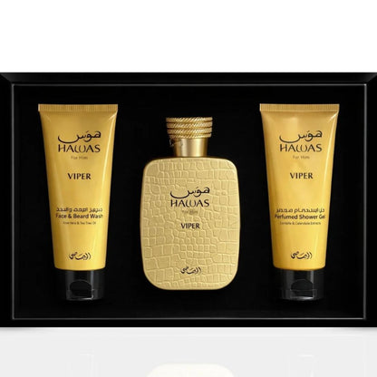 Rasasi Hawas Viper Eau De Parfum Gift Set For Him