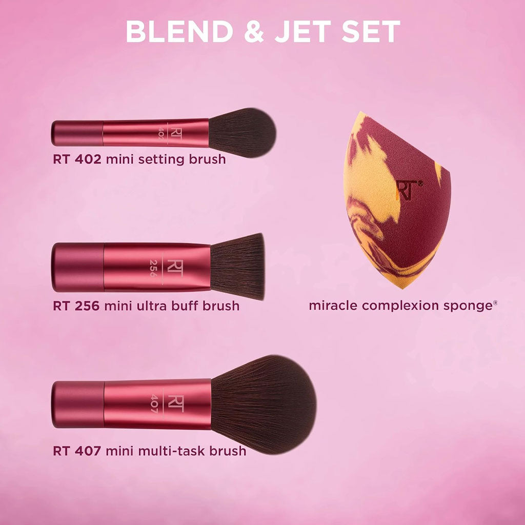 Real Techniques Blend And Jet Makeup Set