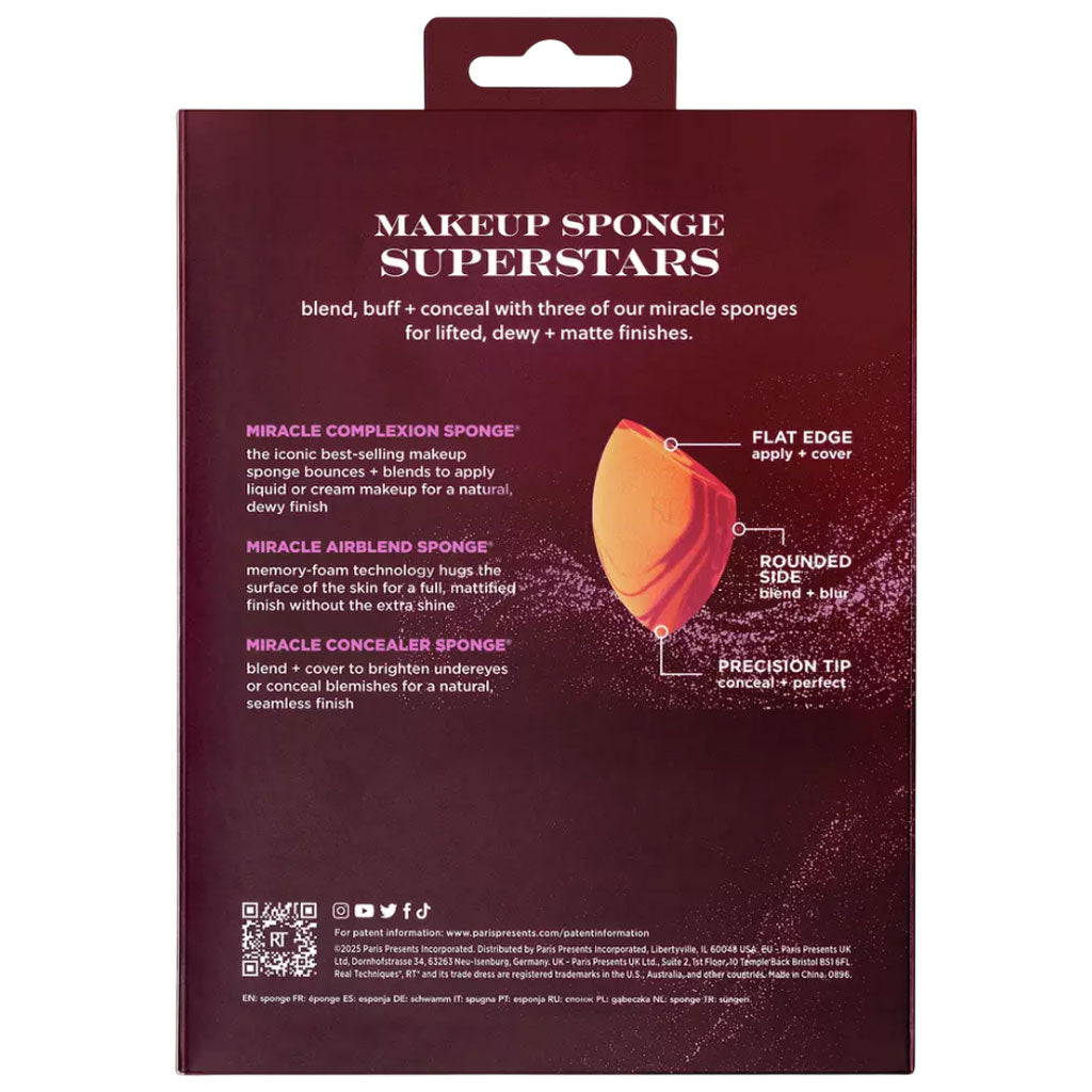 Real Techniques Makeup Sponge Superstars Set