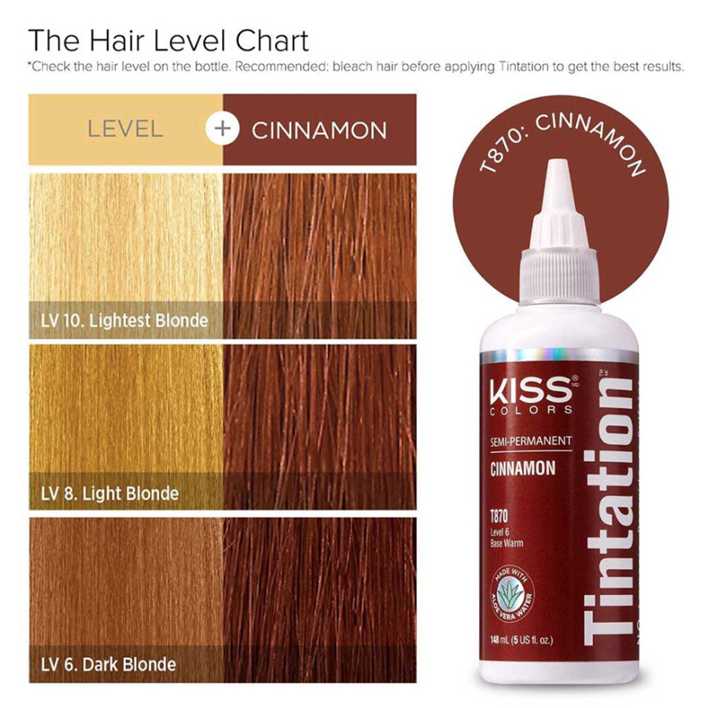 Kiss Products Kiss Colors Tintation Semi Permanent Cinnamon T870