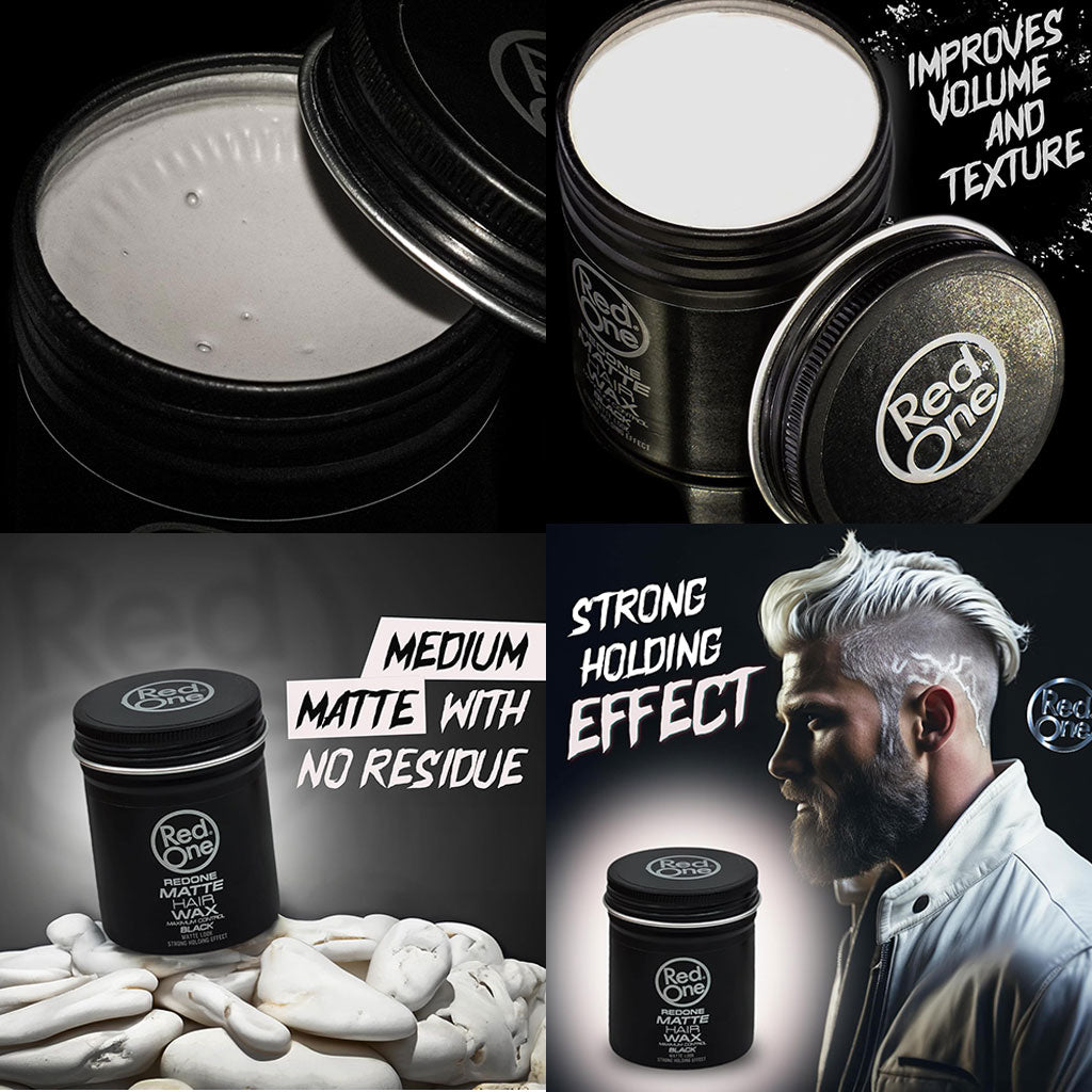 Red One  Black Matte Hair Wax