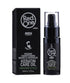 Red One hipster style keratin beard and mustache oil in a clear bottle, designed for conditioning and caring for facial hair.