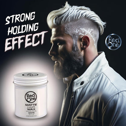 Red One  White Matte Hair Wax