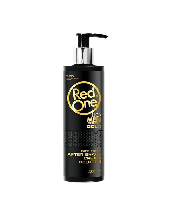 Red One Men Professional Gold After Shave Cream Cologne