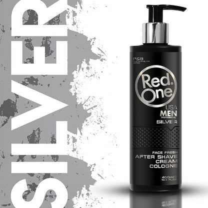 Red One Men Professional Silver After Shave Cream Cologne