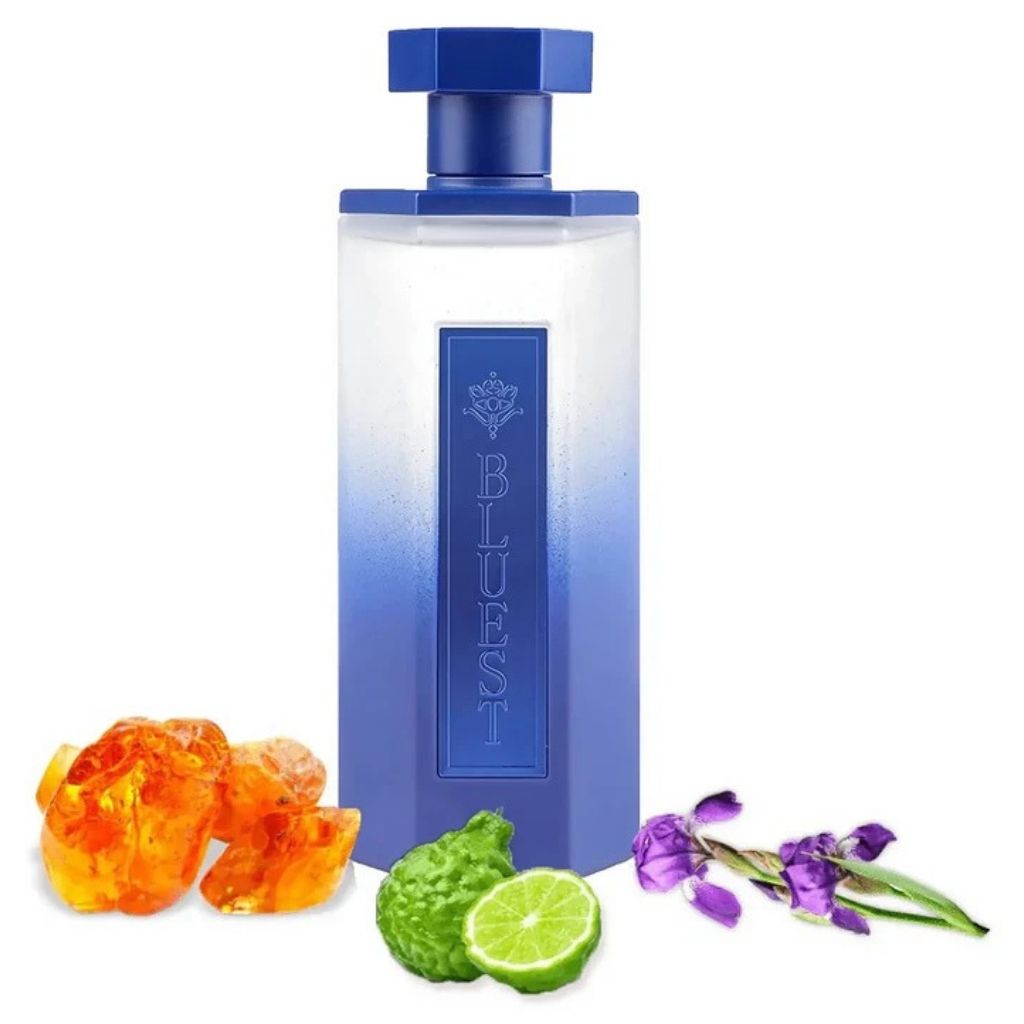 Reef Bluest perfume for him in a sleek blue bottle