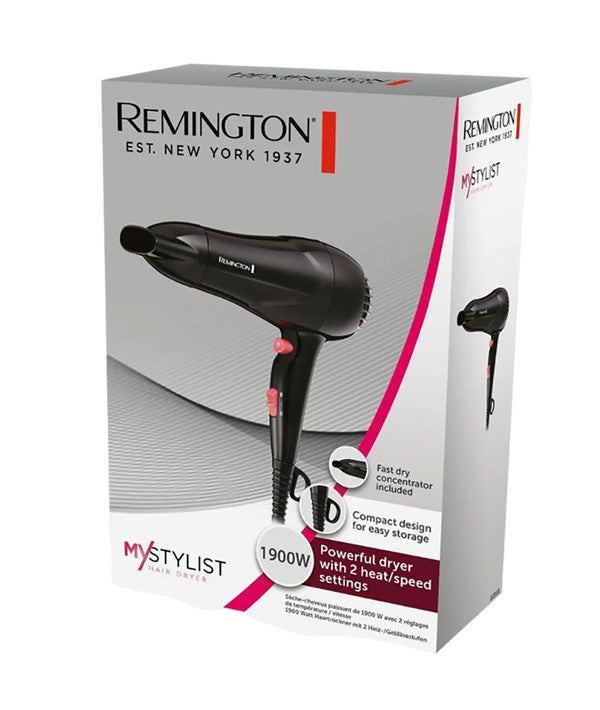 Remington My Stylist 1900W Hair Dryer Black DU2000