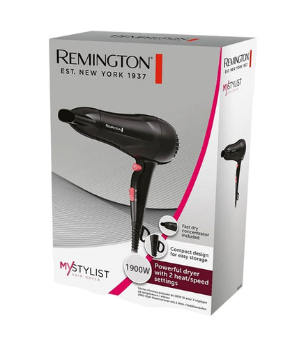 Remington My Stylist 1900W Hair Dryer Black DU2000