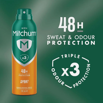 Revlon Mitchum Men Triple Odor Defense Sport Deodorant