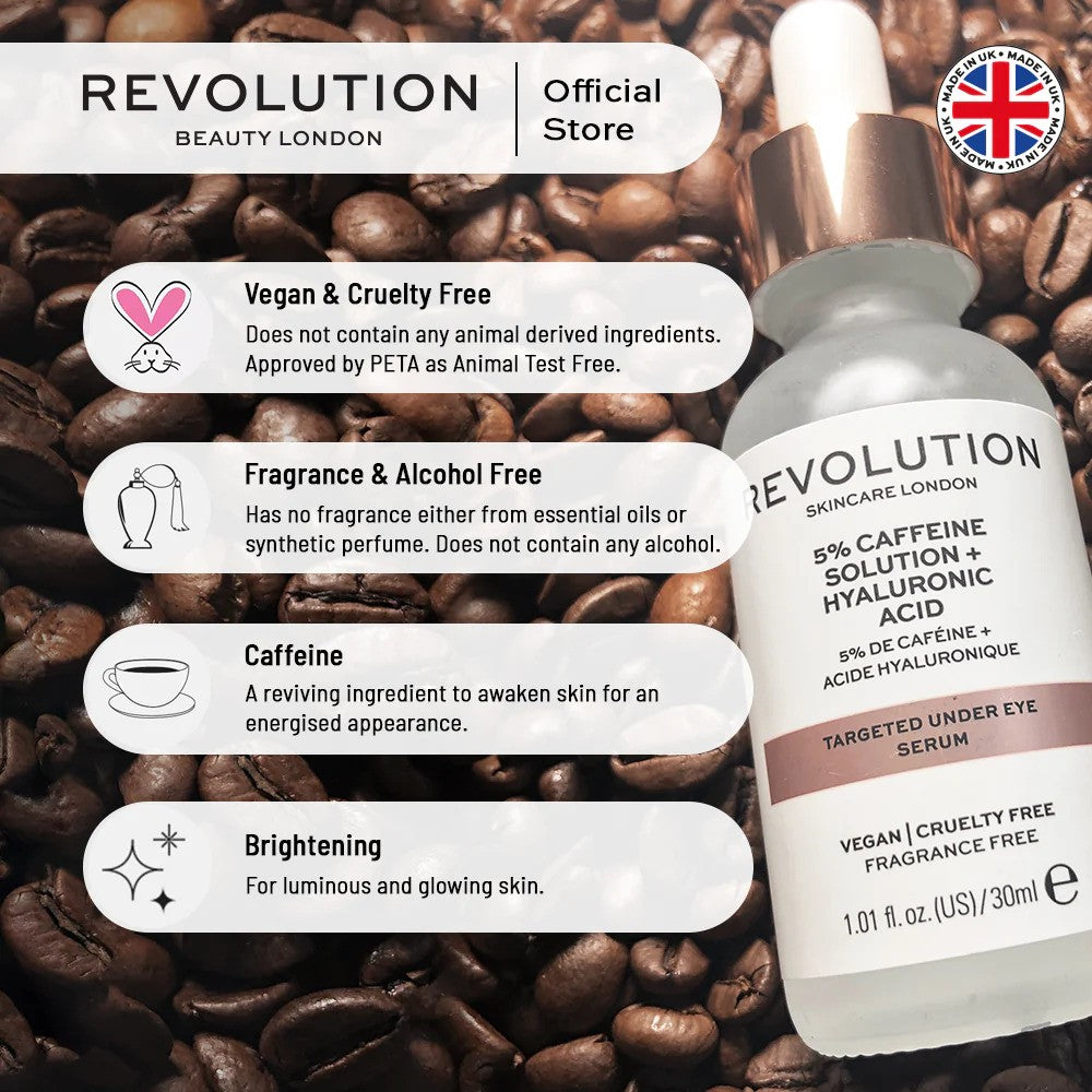 Revolution Caffeine And Hyaluronic Acid Eye Serum
