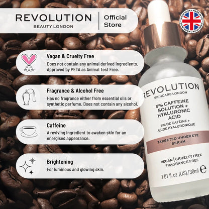 Revolution Caffeine And Hyaluronic Acid Eye Serum