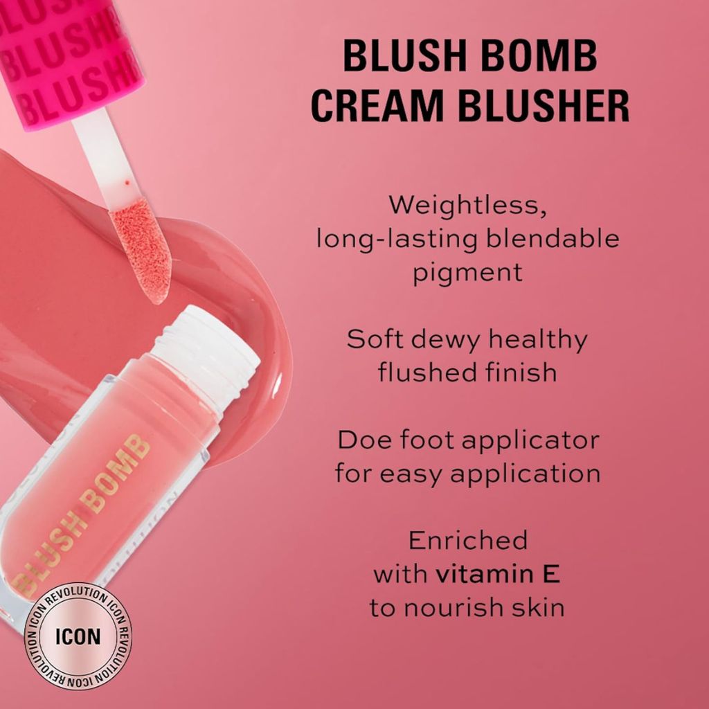 Revolution  Liquid Blush Bomb With Vitamin E