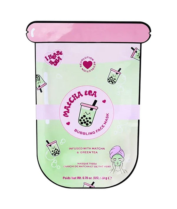 Revolution Matcha Tea Bubbling Face Mask