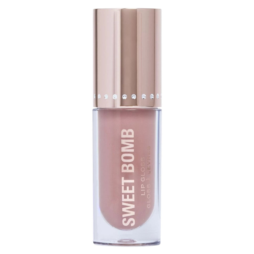 Revolution Sweet Bomb Lip Gloss Strawberry Swirl Nude