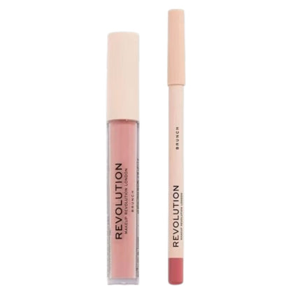 Revolution  Ultra Matte Finish Lip Contour Kit Brunch