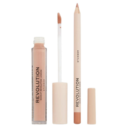 Revolution  Ultra Matte Finish Lip Contour Kit Lover