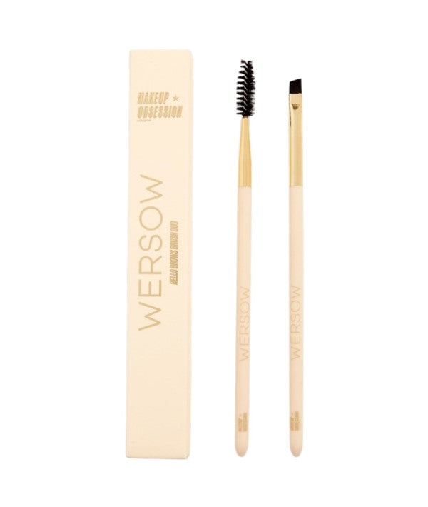 Revolution Wersow Make Up Obsession Hello Brows Brush Duo