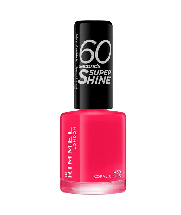 Rimmel  60 Seconds Super Shine Nail Polish 430 Coralicious