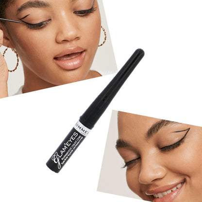 Rimmel Glameyes Professional Liquid Eyeliner 001 Black Glamour