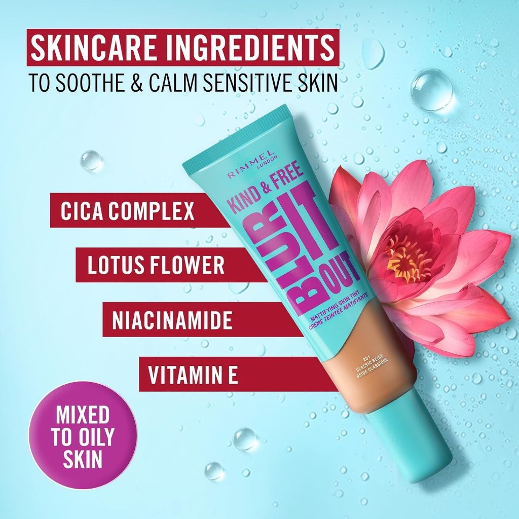 Rimmel Kind And Free Blur It Out Mattifying Skin Tint