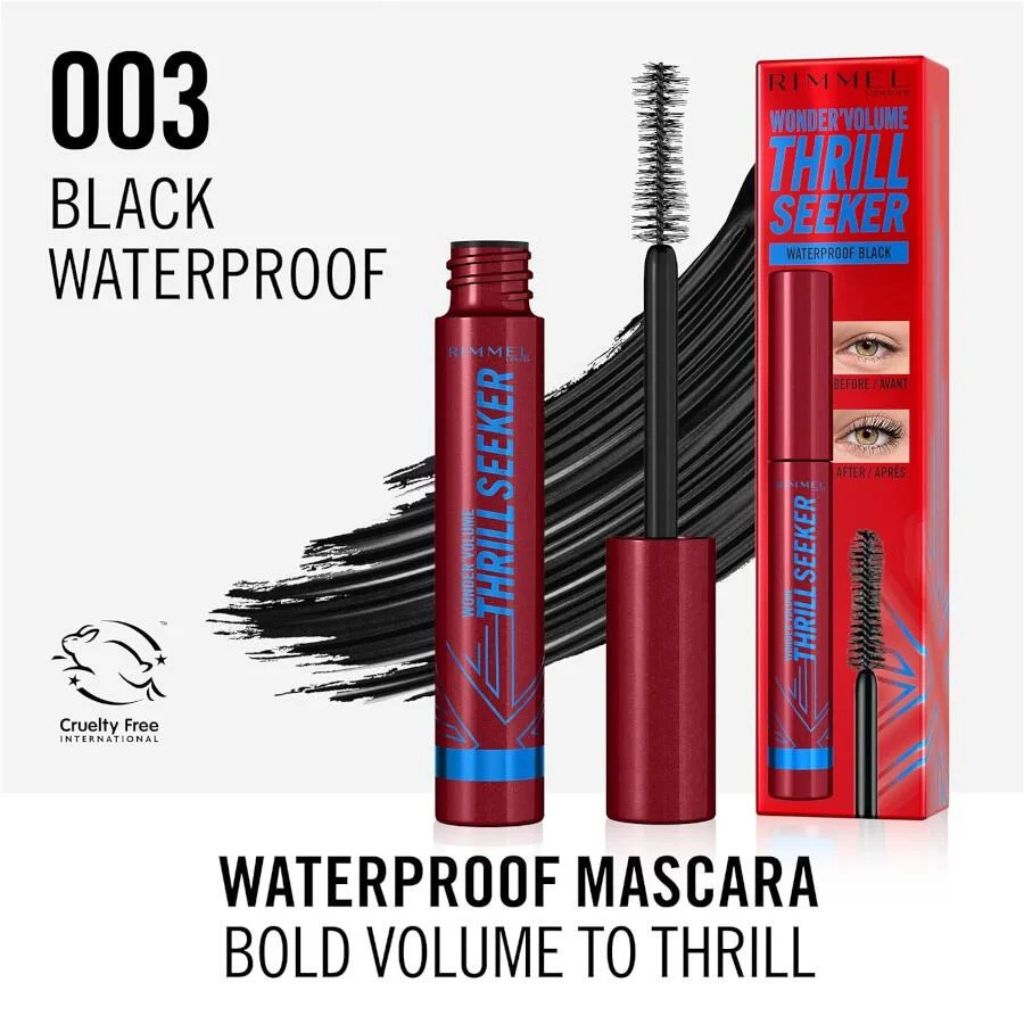 Rimmel Wonder Volume Thrill Seeker Mascara Waterproof Black