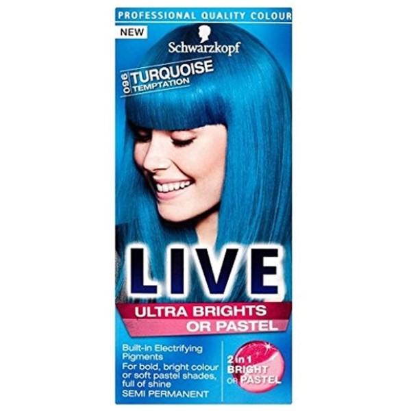 Schwarzkopf Live Ultra Brights Or Pastel Turquoise Temptation 096 