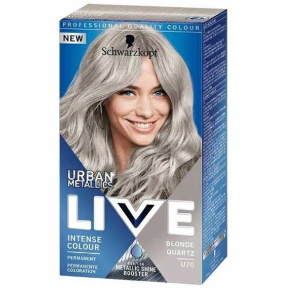 Schwarzkopf Live Urban Metalic Intense Permanent Colour U70 Blonde Quartz