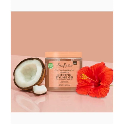 Shea Moisture Coconut And Hibiscus Plus Flaxseed Defining Styling Gel
