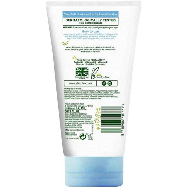 Simple Micellar Water Boost Facial Gel Wash