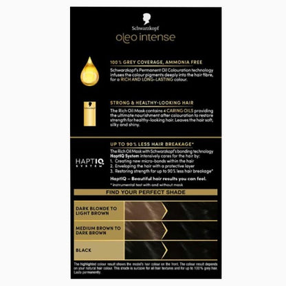 Schwarzkopf Oleo Intense Permanent Oil Colouration 1 10 Intense Black