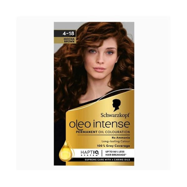 Schwarzkopf Oleo Intense Permanent Oil Colouration 4 18 Mocha Brown