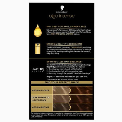 Schwarzkopf Oleo Intense Permanent Oil Colouration 4 18 Mocha Brown