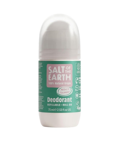 Salt Of The Earth Natural Deodorant Roll On Melon And Cucumber
