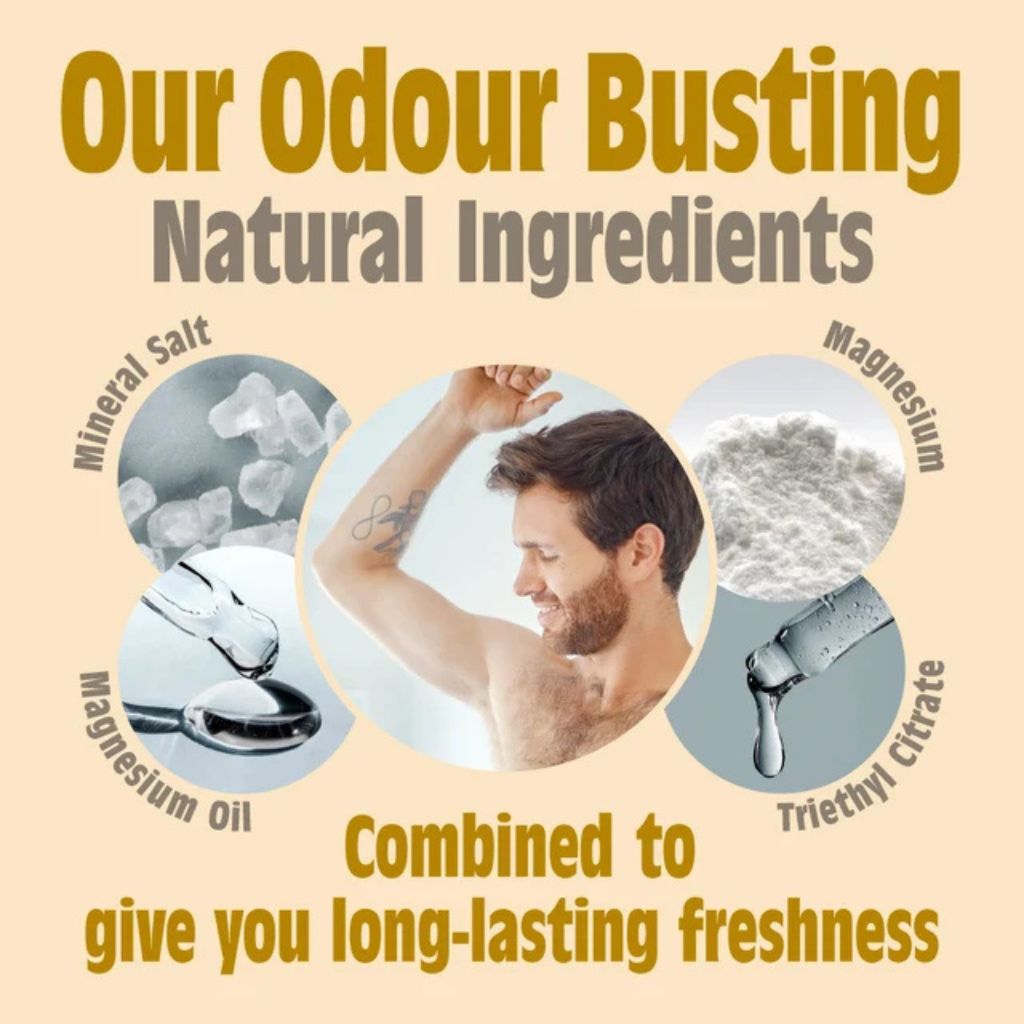 Salt Of The Earth Natural Deodorant Spray Amber And Sandalwood