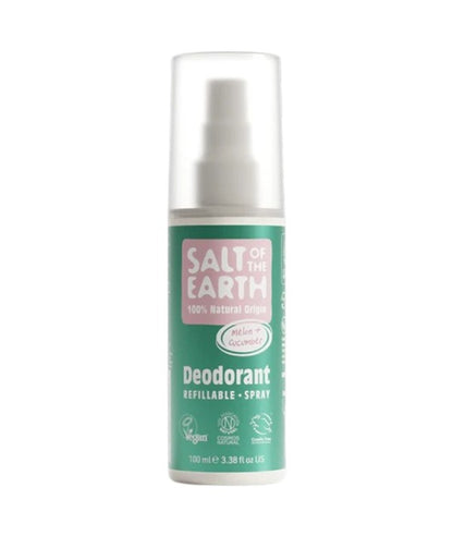 Salt Of The Earth Natural Deodorant Spray Melon And Cucumber