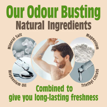 Salt Of The Earth Natural Deodorant Roll On Oud And Bergamot
