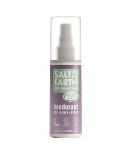 Salt Of The Earth Natural Deodorant Spray Clary And Sage