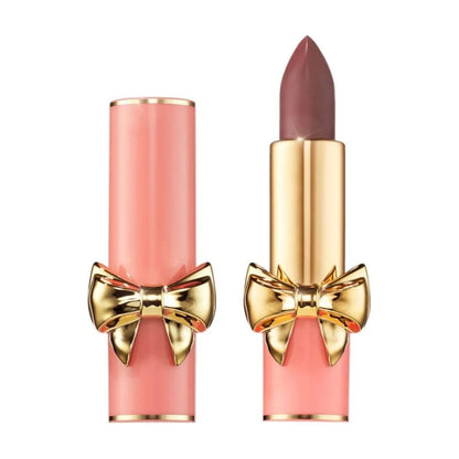 PAT McGrath Labs Satin Allure Lipstick 651 In The Flesh lip makeup product tube and case